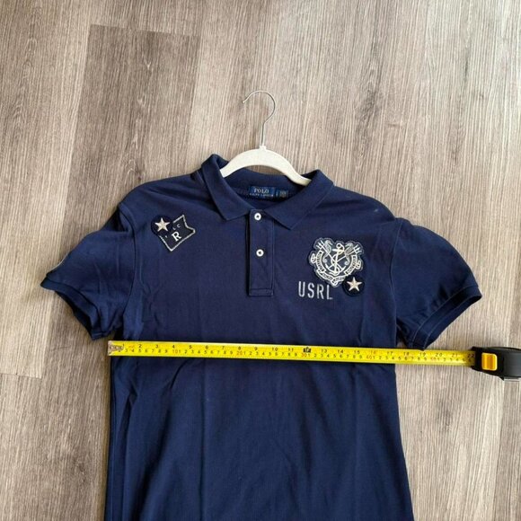 Polo Ralph Lauren Women's Navy and Blue Dress - Picture 7 of 7